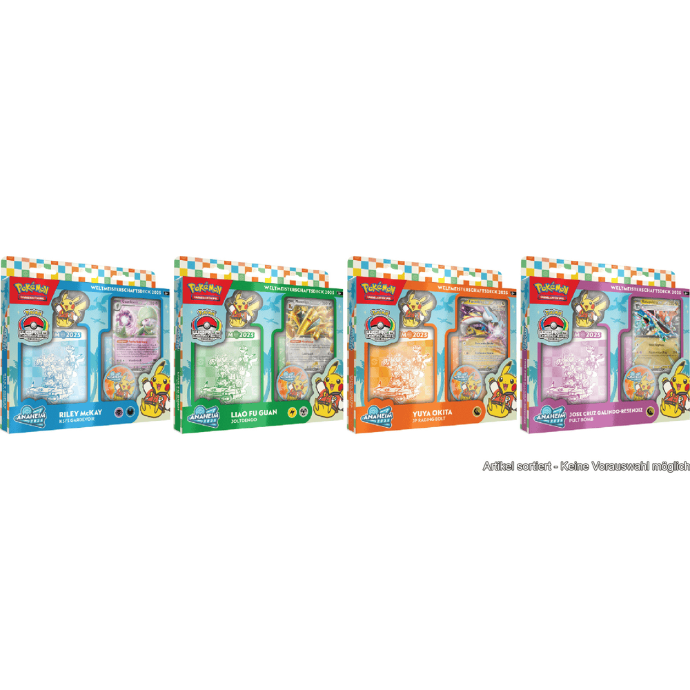 Pokémon  Weltmeisterschaftsdeck 2025 - Anaheim 2025 - Blindpack DE