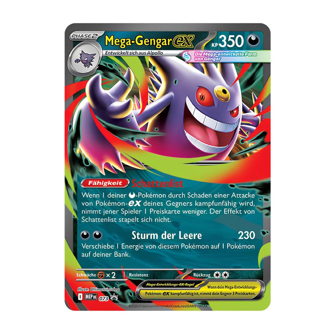 Pokémon Tin Mega Gengar Deutsch Mega Entwicklung