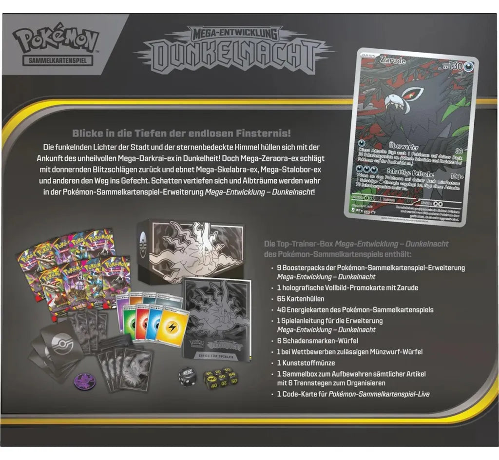 Pokemon Dunkelnacht Top Trainier Box Deutsch Vorbestellung